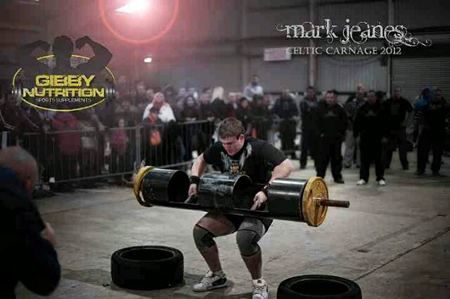 Mark Jeanes - Competitor at Celtic Carnage 2012 and Wales' Strongest Man 2012